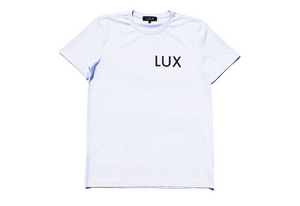 LUX LOGO TEE (WHITE/BLACK)