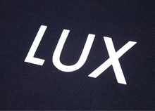 Load image into Gallery viewer, LUX LOGO TEE (NAVY/WHITE)
