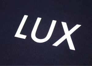 LUX LOGO TEE (NAVY/WHITE)