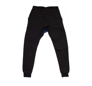 LUX LOGO SWEATPANTS (BLACK/WHITE)