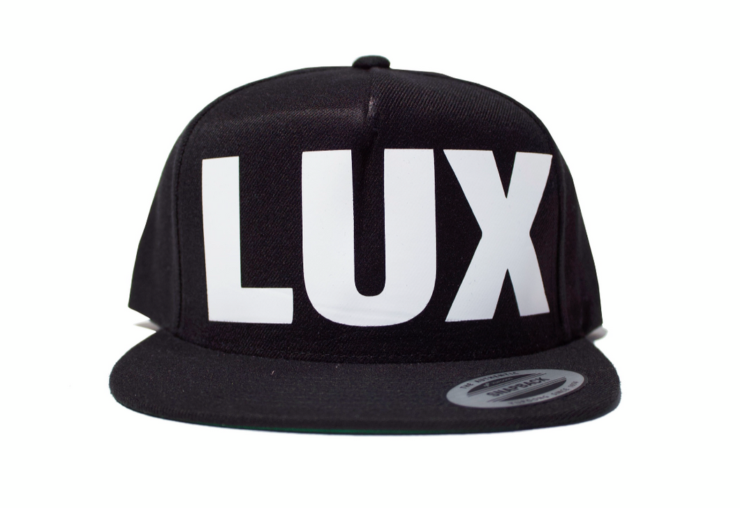 LUX LOGO SNAPBACK (BLACK/WHITE)