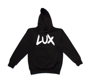 LUX LOGO SWEATSHIRT (BLACK/WHITE)