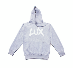 LUX LOGO SWEATSHIRT (GREY/WHITE)