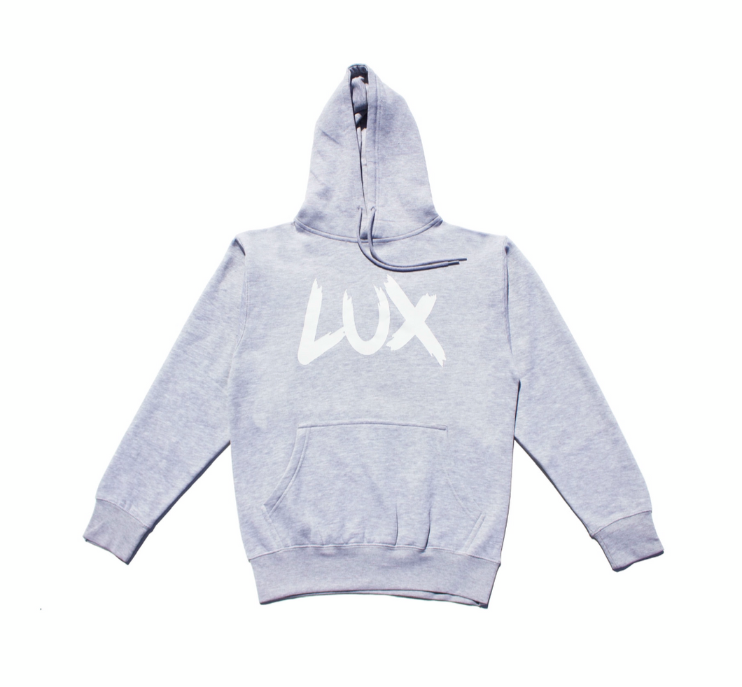 LUX LOGO SWEATSHIRT (GREY/WHITE)