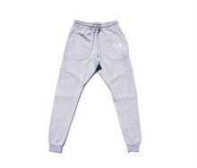 Load image into Gallery viewer, LUX LOGO SWEATPANTS (GREY/WHITE)
